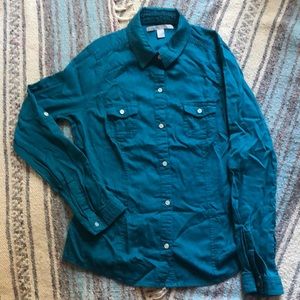 Old navy button down collared shirt.